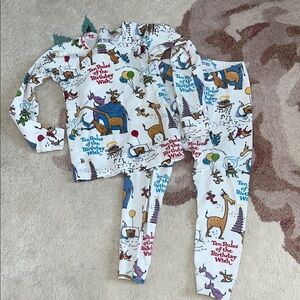 Books To Bed Colorful Birthday Kids Pajama Set